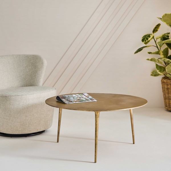 Table basse en aluminium MOON